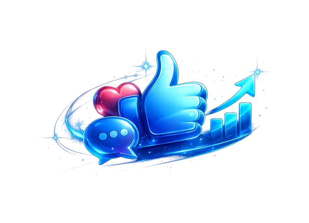 Biểu tượng tăng tương tác mạng xã hội